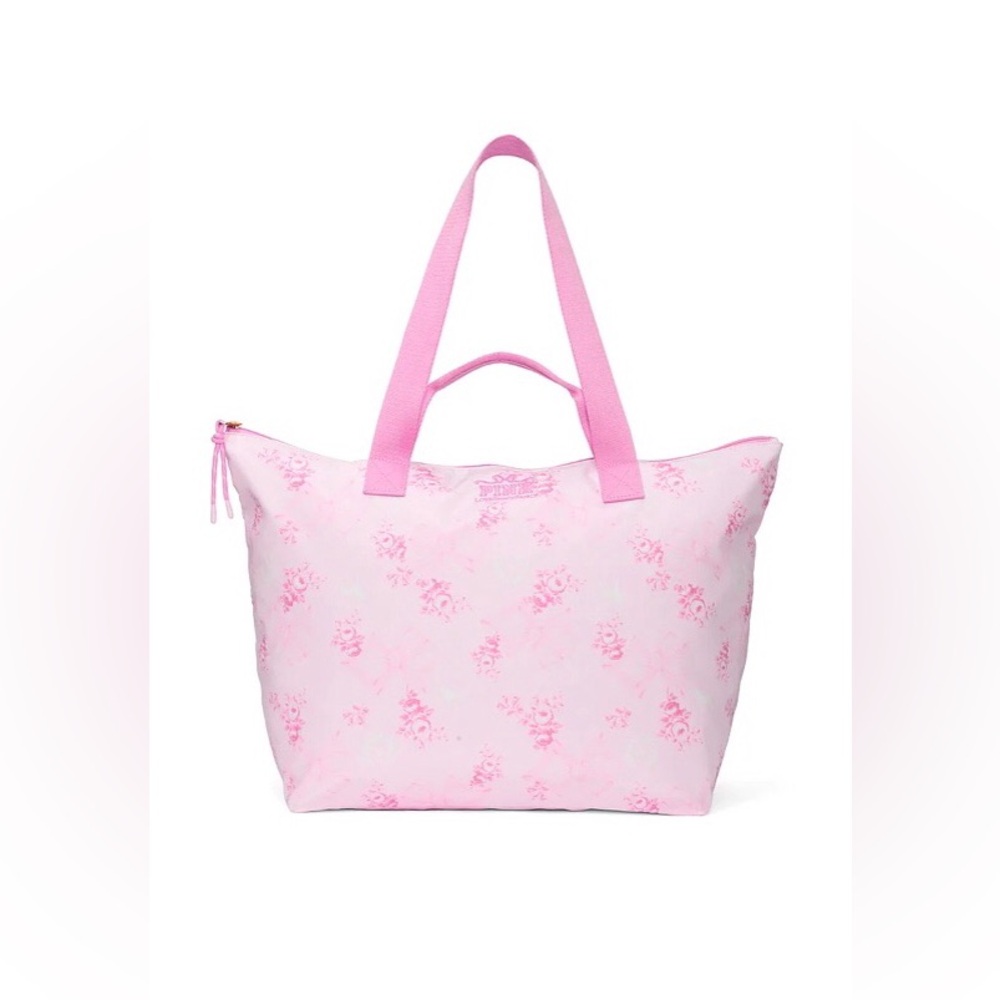 NWT PINK X LoveShackFancy Beaux Icons Tote